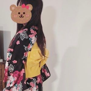 Japanese Kimono Yukata Waistband Ribbon / Obi waist belt